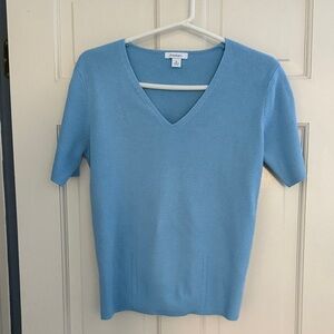 Dress Barn Light Blue Knit Top